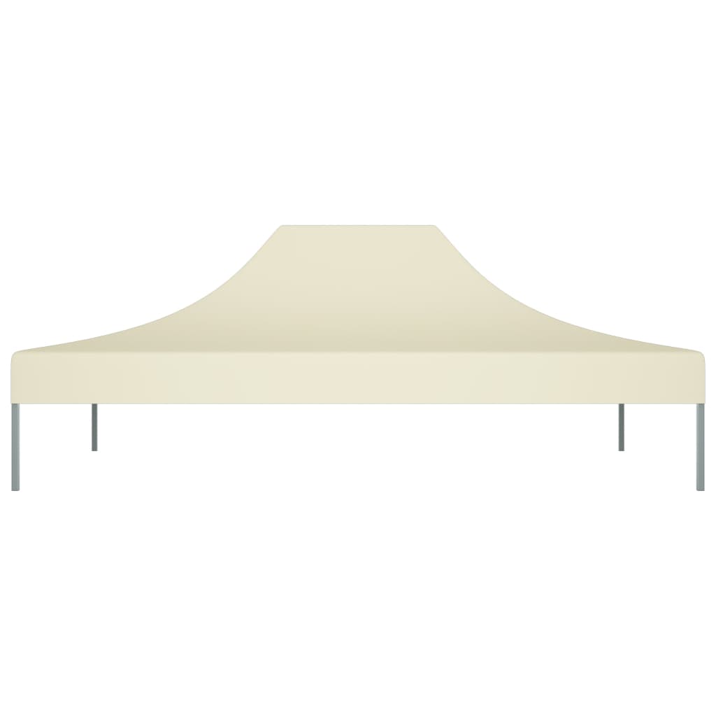 Vidaxl partytentdak 270 g m² 4,5x3 m crèmekleurig