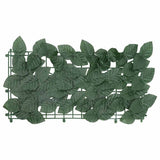 Écran de balcon Vidaxl avec feuilles vert foncé 600x75 cm