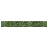 Écran de balcon Vidaxl avec feuilles vert foncé 600x75 cm