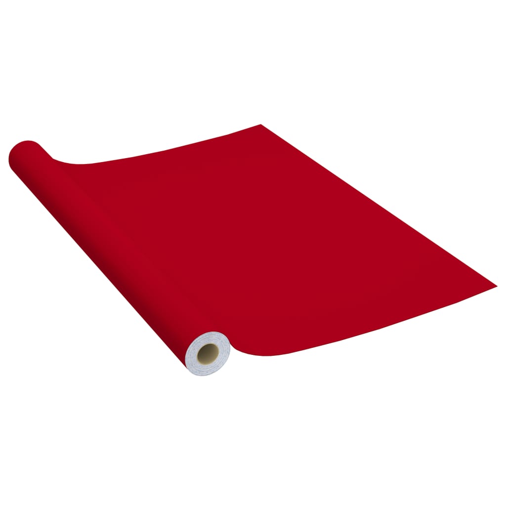 Vidaxl møbler oljer selv -selvbehandling 2 st 500x90 cm pvc rød