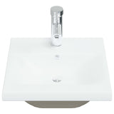 Vidaxl bygget -i vaska med tapp 42x39x18 cm keramisk hvit