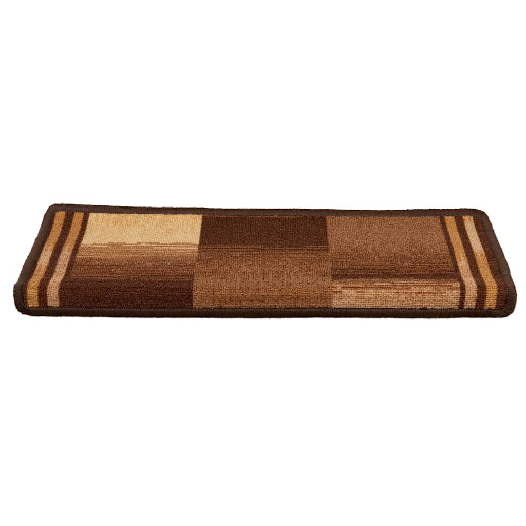 Vidaxl trapper selv -hjelp 15 st 65x21x4 cm brun