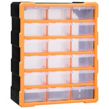 Vidaxl Organizer with 18 medium drawers 38x16x47 cm