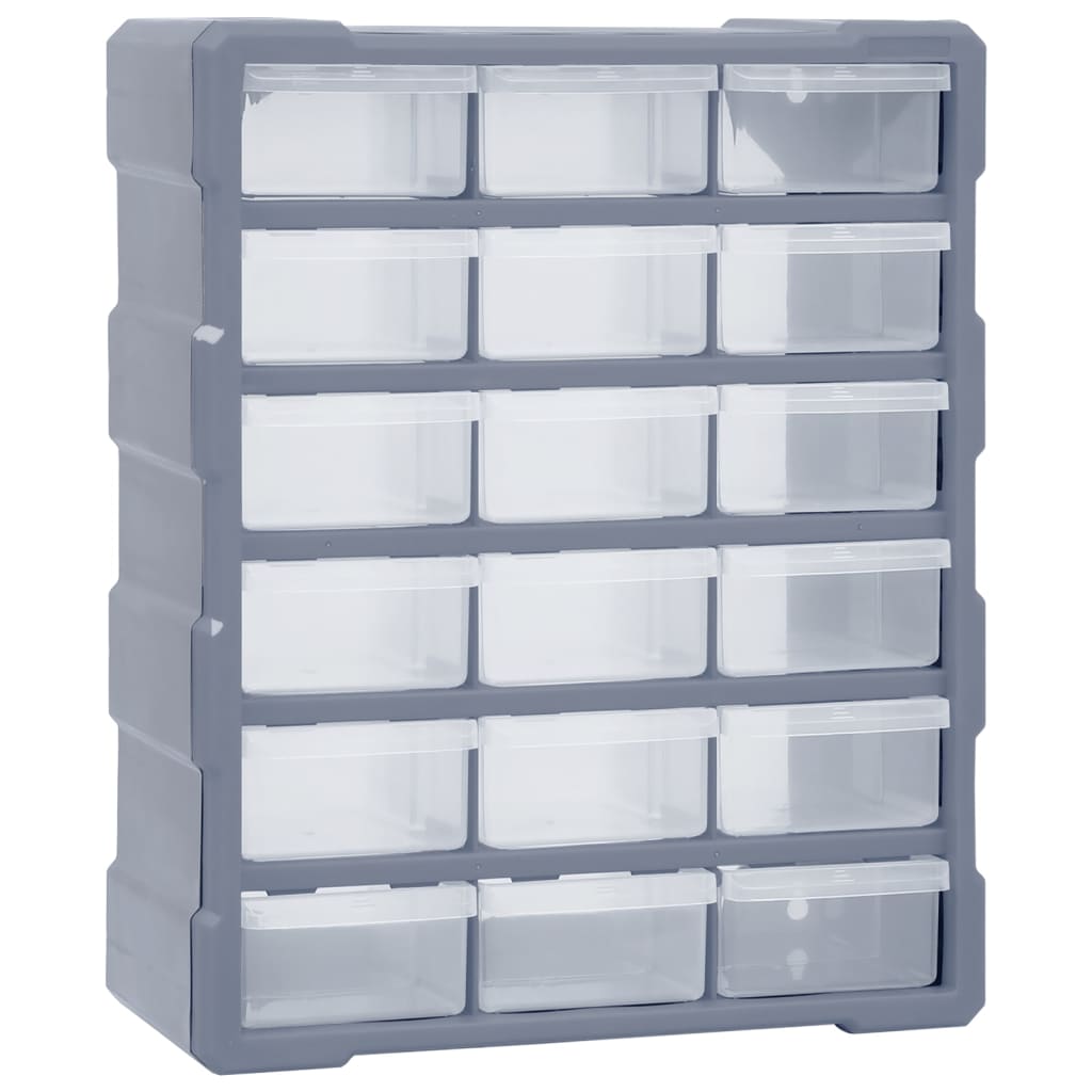 Organizzatore Vidaxl con 18 cassetti medi 38x16x47 cm