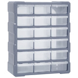 Organizzatore Vidaxl con 18 cassetti medi 38x16x47 cm