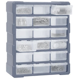 Organizzatore Vidaxl con 18 cassetti medi 38x16x47 cm