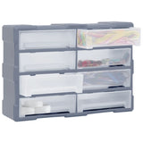Vidaxl Organizer z 8 dużymi szufladami 52x16x37 cm