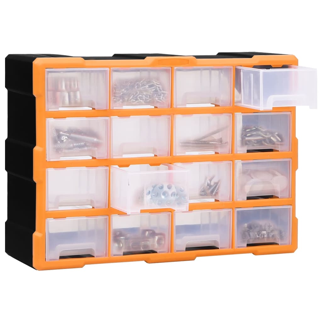 Organizátor Vidaxl se 16 středními zásuvkami 52x16x37 cm