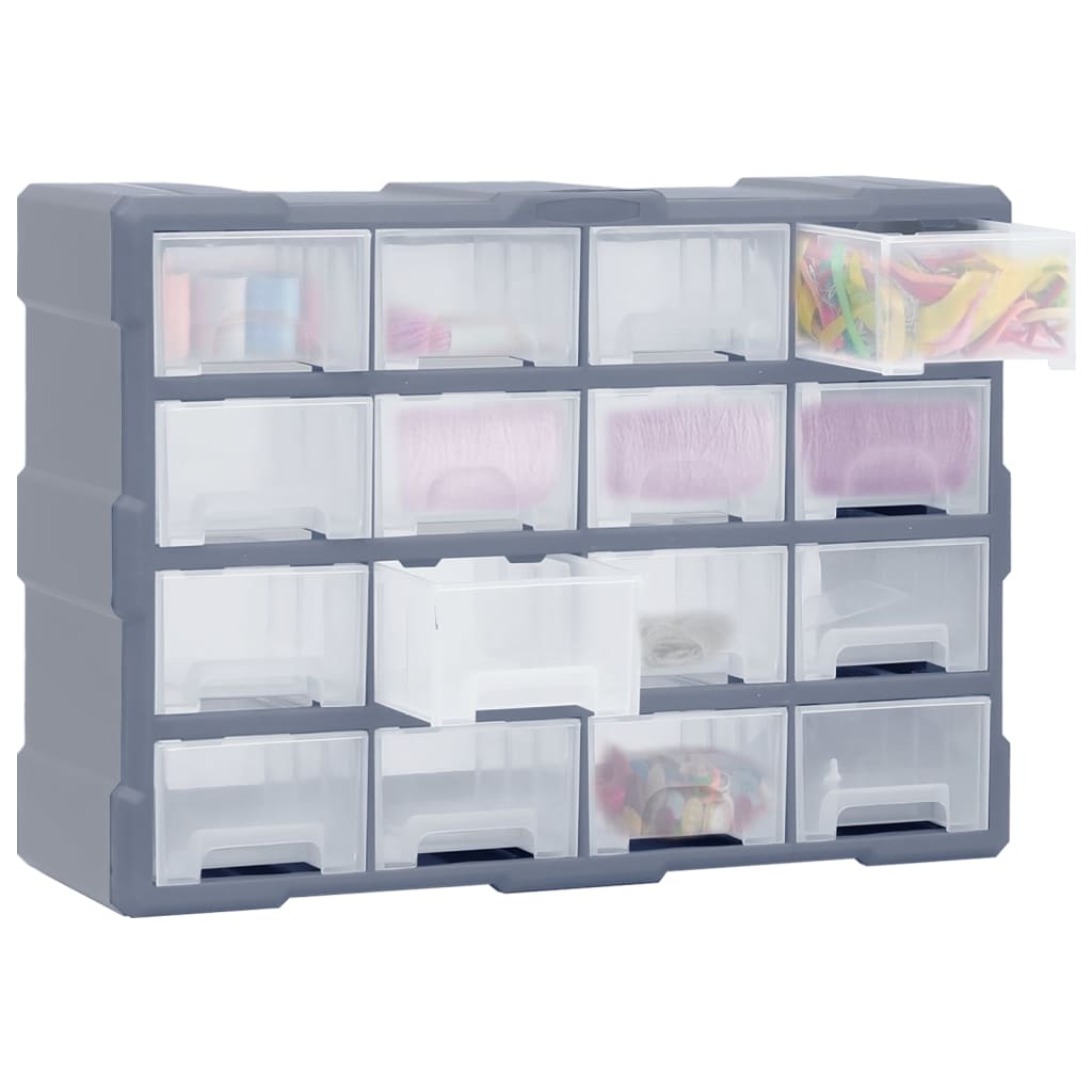 Organizátor Vidaxl se 16 středními zásuvkami 52x16x37 cm