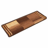 Vidaxl Podstavki za stopnice Self Adhesive 10 psov 65x21x4 cm rjava