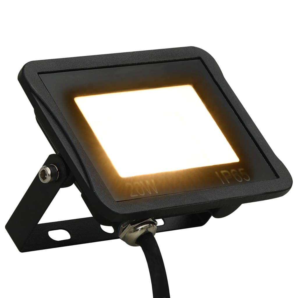Vidaxl reflektor vedl 20 W teplé bílé