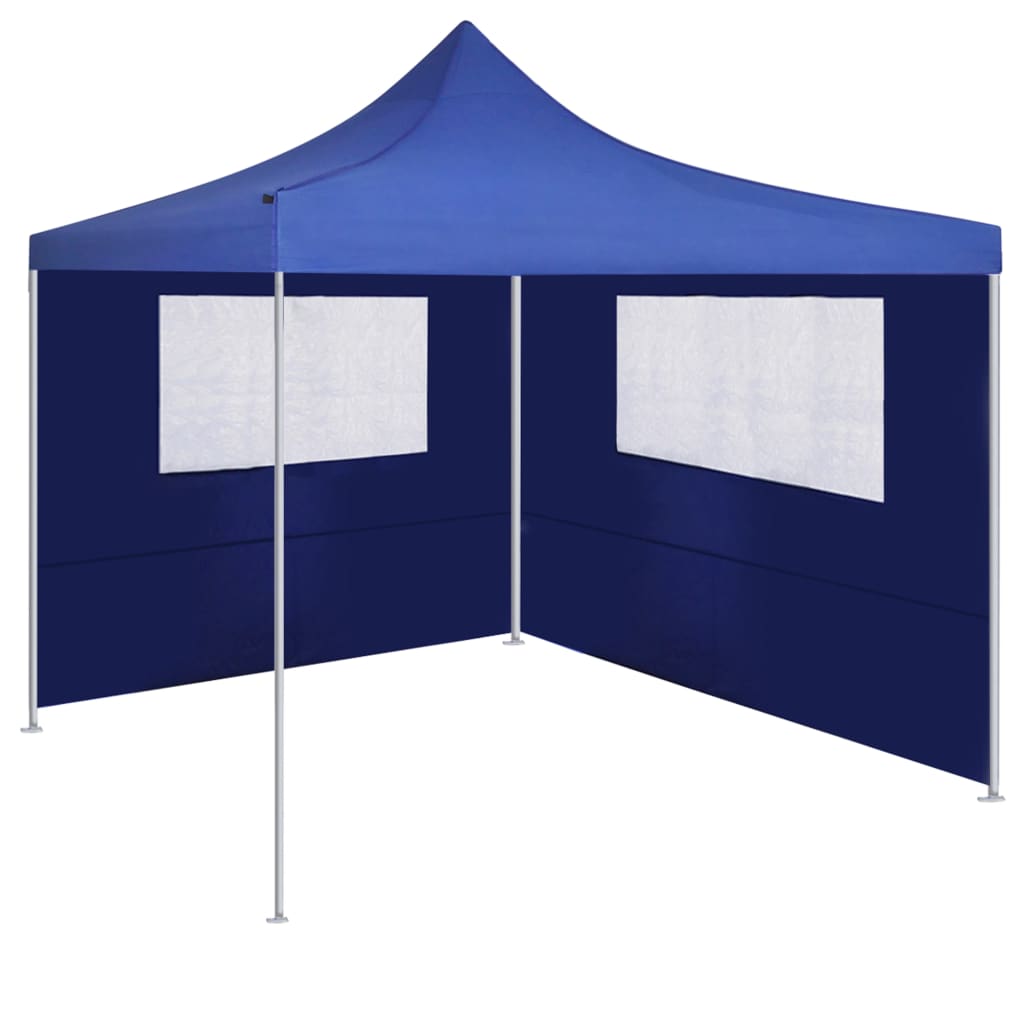 Vidaxl stena s steno z naviji 4x2 m modra