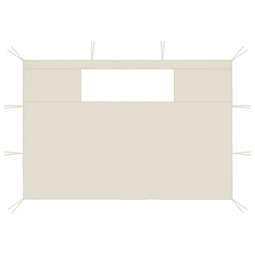 VidaXL PRAINDING WALLS WITH RAMEN 2 ST Crème -colored