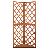 Vidaxl Latwerk Corner model 50x50x145 cm Solid pinewood