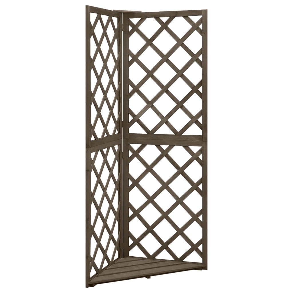 Vidaxl Latwerk Corner Model 50x50x145 cm Trden Pinewood