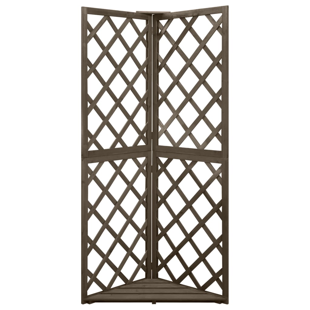 Vidaxl Latwerk Corner Model 50x50x145 cm Trden Pinewood