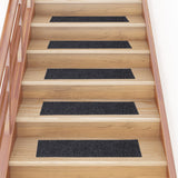 Vidaxl 15 St Pedal Mats selvbehandler rektangulær 76x20 cm grå