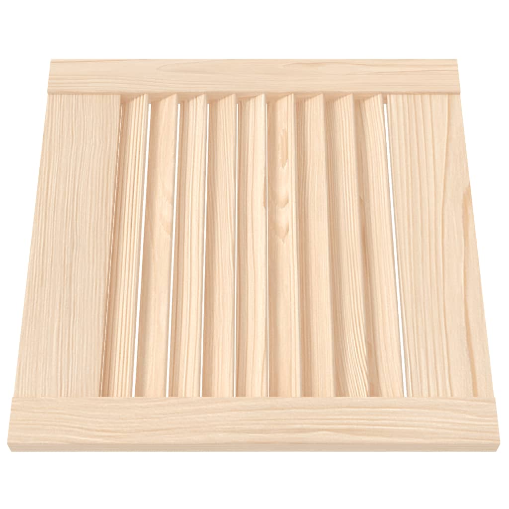 Dveře skříně Vidaxl s lamenami 4 st 39,5x39,4 cm pevná borovice