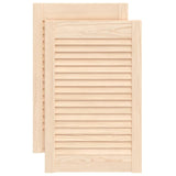 Dveře skříně Vidaxl s lamely 2 ks 61,5x39,4 cm pevná borovice