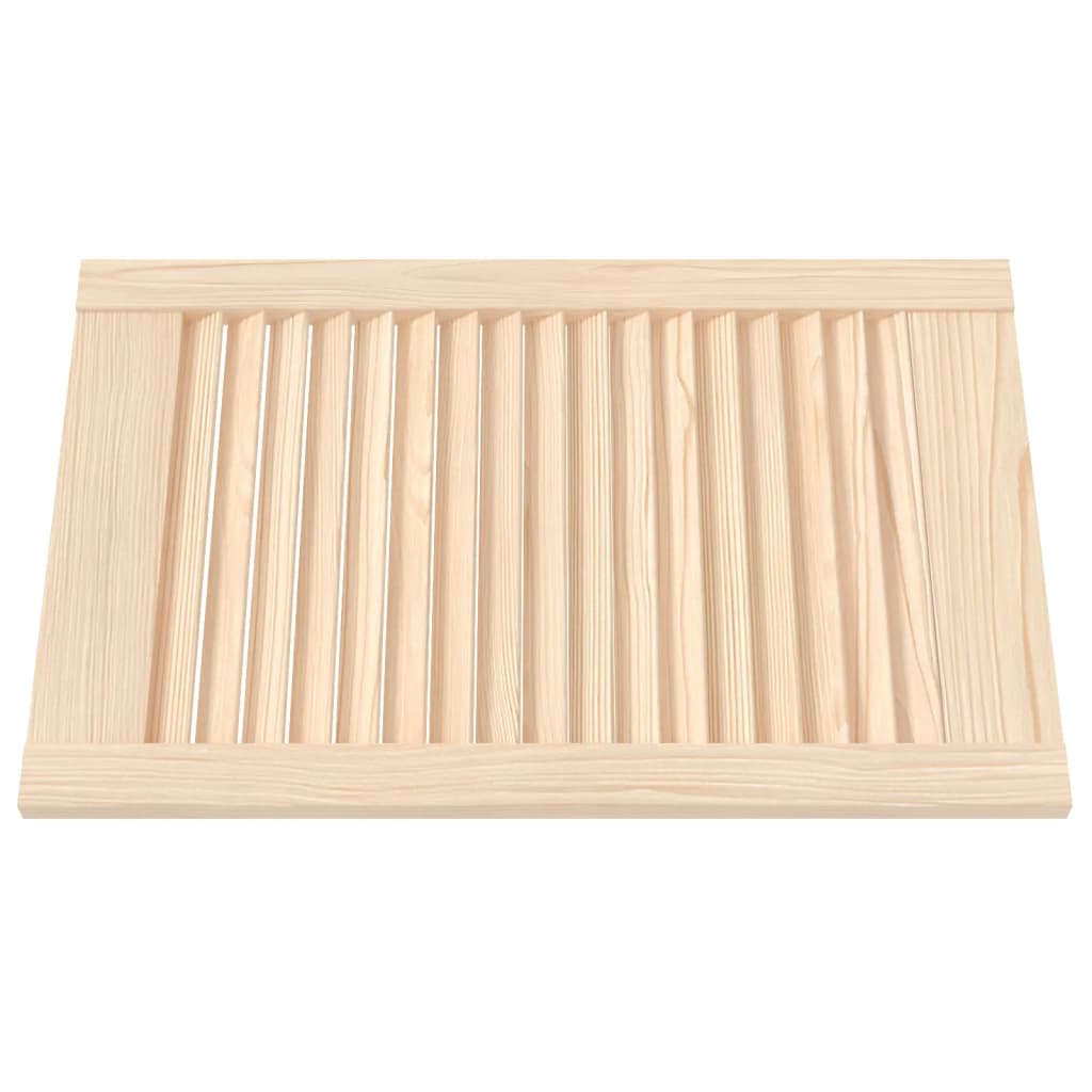 Dveře skříně Vidaxl s lamely 2 ks 61,5x39,4 cm pevná borovice
