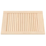 Dveře skříně Vidaxl s lamely 2 ks 61,5x39,4 cm pevná borovice