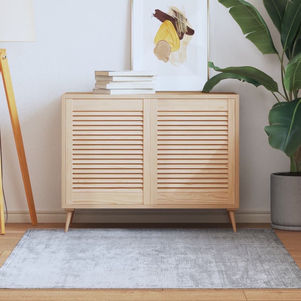 Porte di armadietti Vidaxl con stecche 2 pezzi 61.5x49,4 cm Pino solido