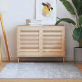 Porte di armadietti Vidaxl con stecche 2 pezzi 61.5x49,4 cm Pino solido