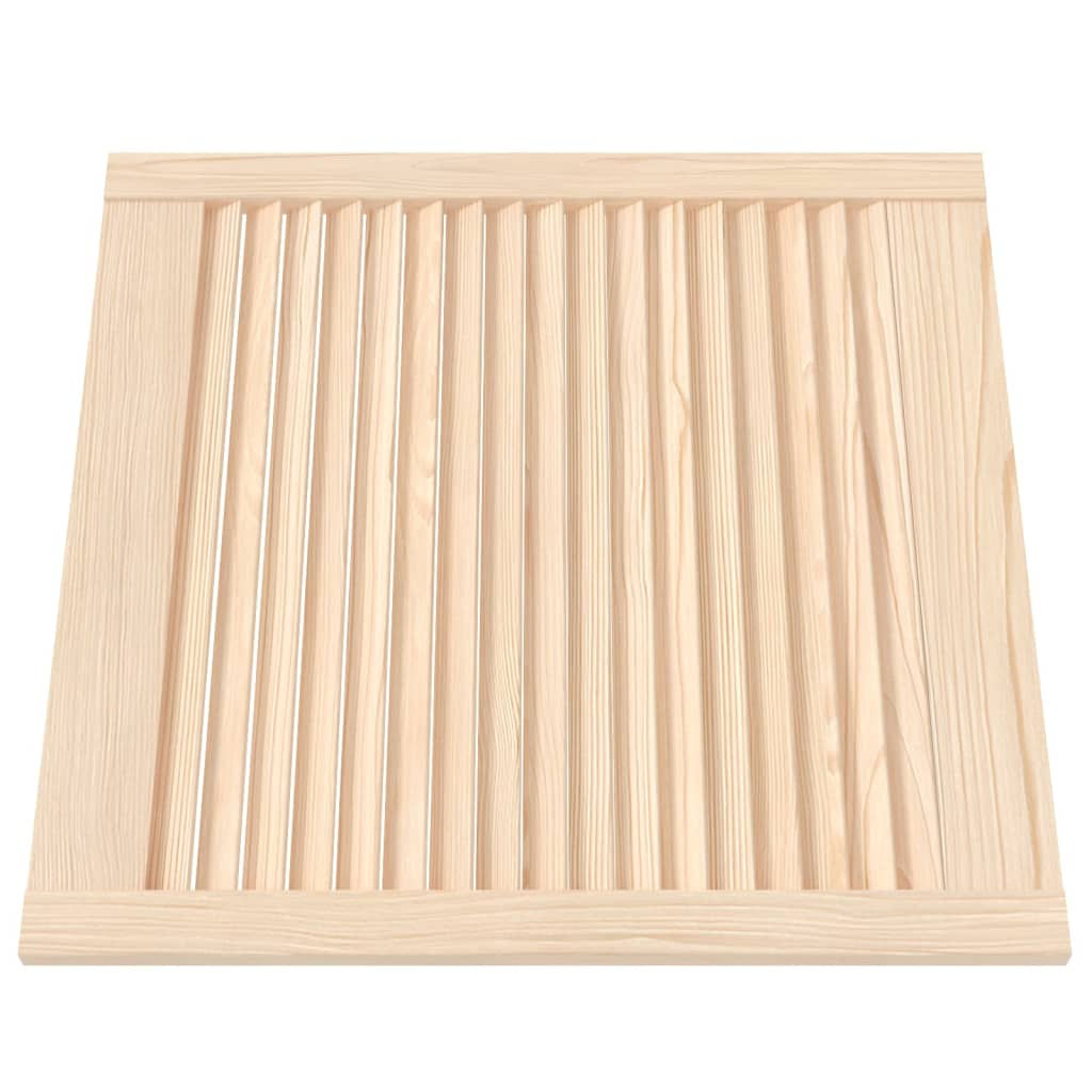 VidaXL Cabinet door with slats 61.5x59.4 cm Solid pine