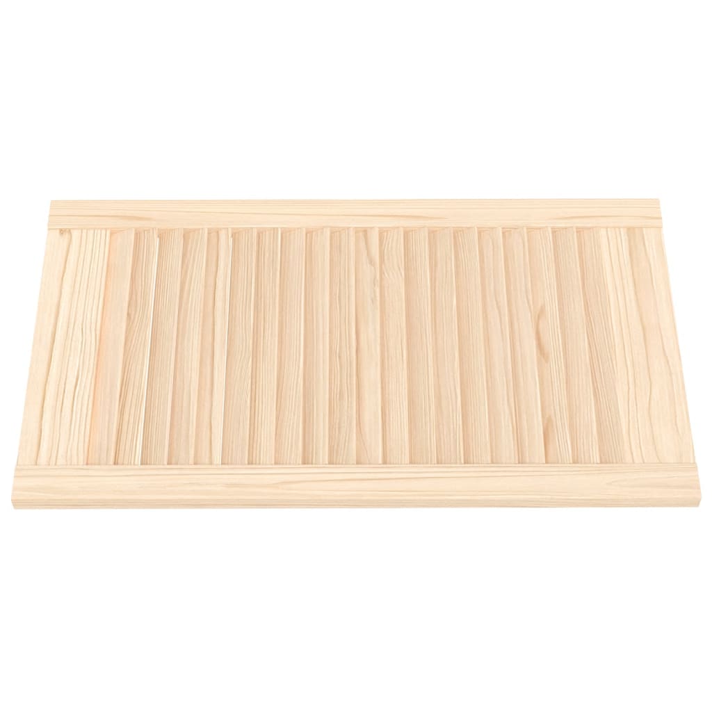 VidaXL Cabinet doors with slats 2 pcs 69x39.4 cm Solid pine