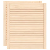 Vidaxl Courboard Dieren mat Slats 2 PCS 69x59,4 cm fest Kigel