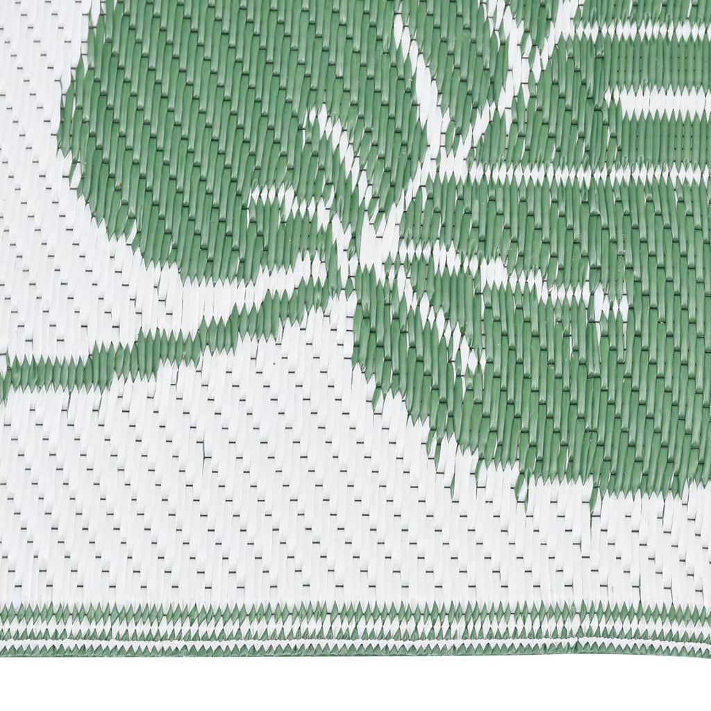 Vidaxl außerhalb des Teppichs Arakil 160x230 cm Polypropengrün