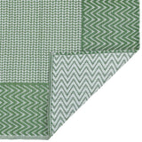 Vidaxl außerhalb des Teppichs Arakil 160x230 cm Polypropengrün
