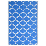 Vidaxl zunanja preproga Aakil 190x290 cm polipropenska modra