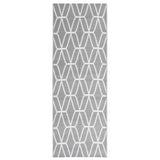 Vidaxl buitenkleed arakil 80x250 cm polypropeen grijs