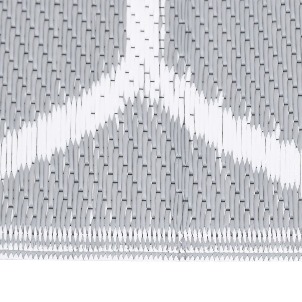 Vidaxl ausserhalb vun Tug Arakil 140x200 cm Polyprope Grey