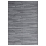 Vidaxl außerhalb des Teppichs 140x200 cm Polypropen -Anthrazit -ausgelöst