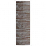 Vidaxl mimo koberec Arakil 80x250 cm polypropen hnědá