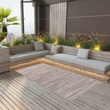 Vidaxl Zunanja preproga Arakil 140x200 cm Polipropena taupe