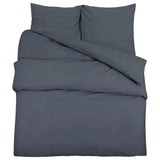 Vidaxl Duvet overlay set Lightweight 260x240 cm Microfiber Anthracite