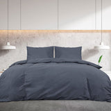Vidaxl Duvet overlay set Lightweight 260x240 cm Microfiber Anthracite