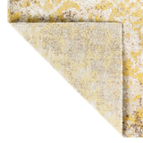Vidaxl außerhalb des Teppichs flach gewebt 80x150 cm Gelb