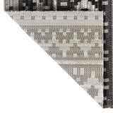 Vidaxl Außen Teppich flach gewebt 115x170 cm dunkelgrau