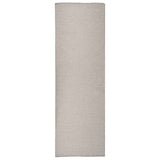 Vidaxl mimo koberec plochý tkaný 80x250 cm taupe