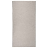Vidaxl utanför mattan platt vävd 100x200 cm taupe