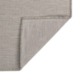 Vidaxl utanför mattan platt vävd 100x200 cm taupe
