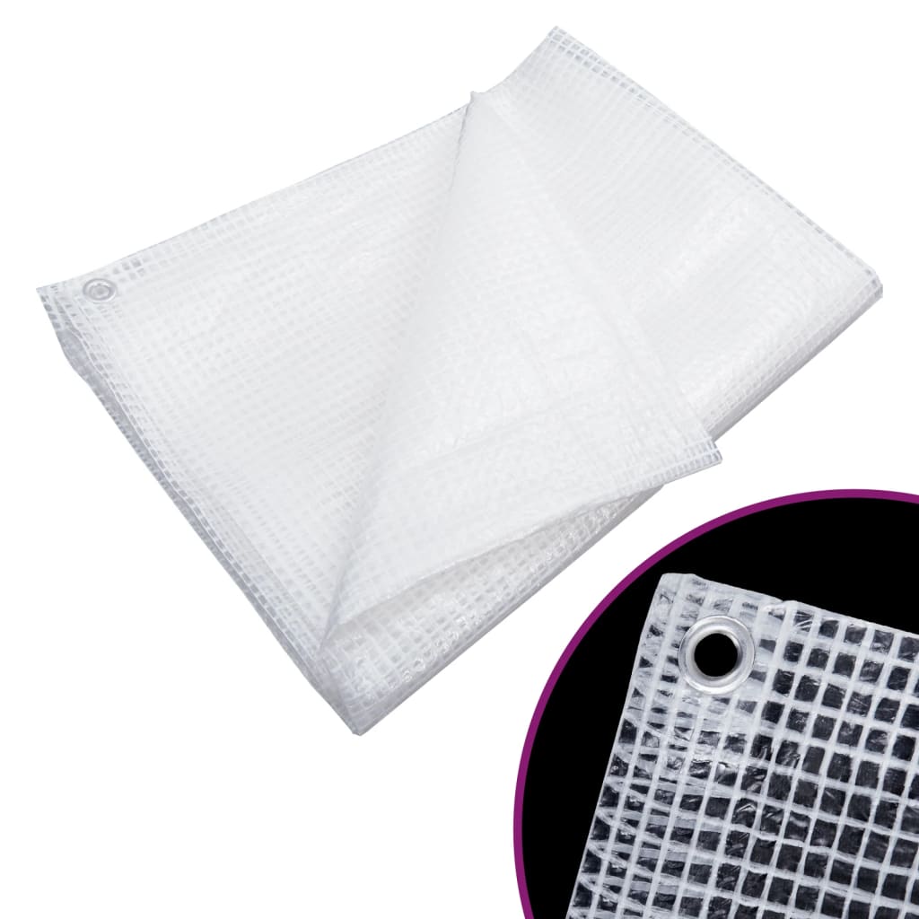 Zařízení Vidaxl Leno 140 g m² 4x8 m bílá