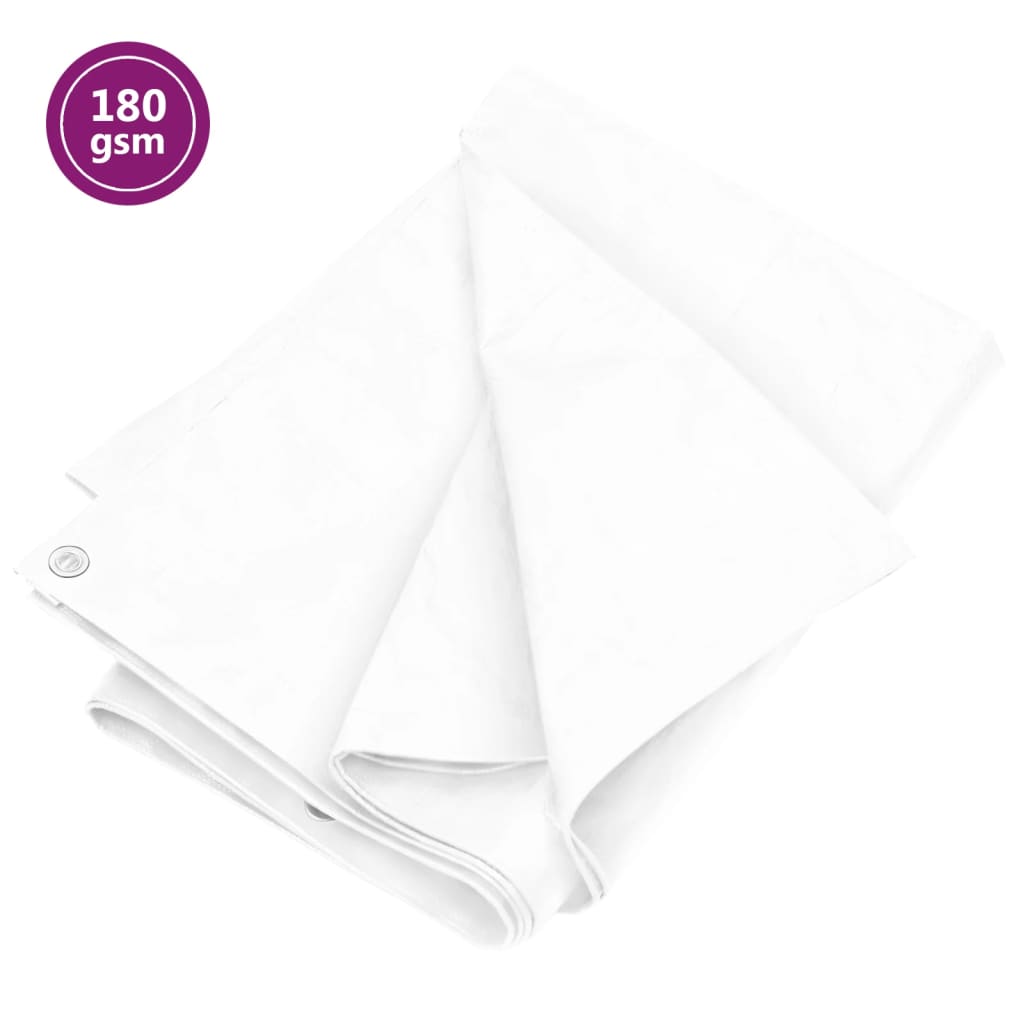 Naprava vidaxl 180 g m² 4x4 m hdpe bela