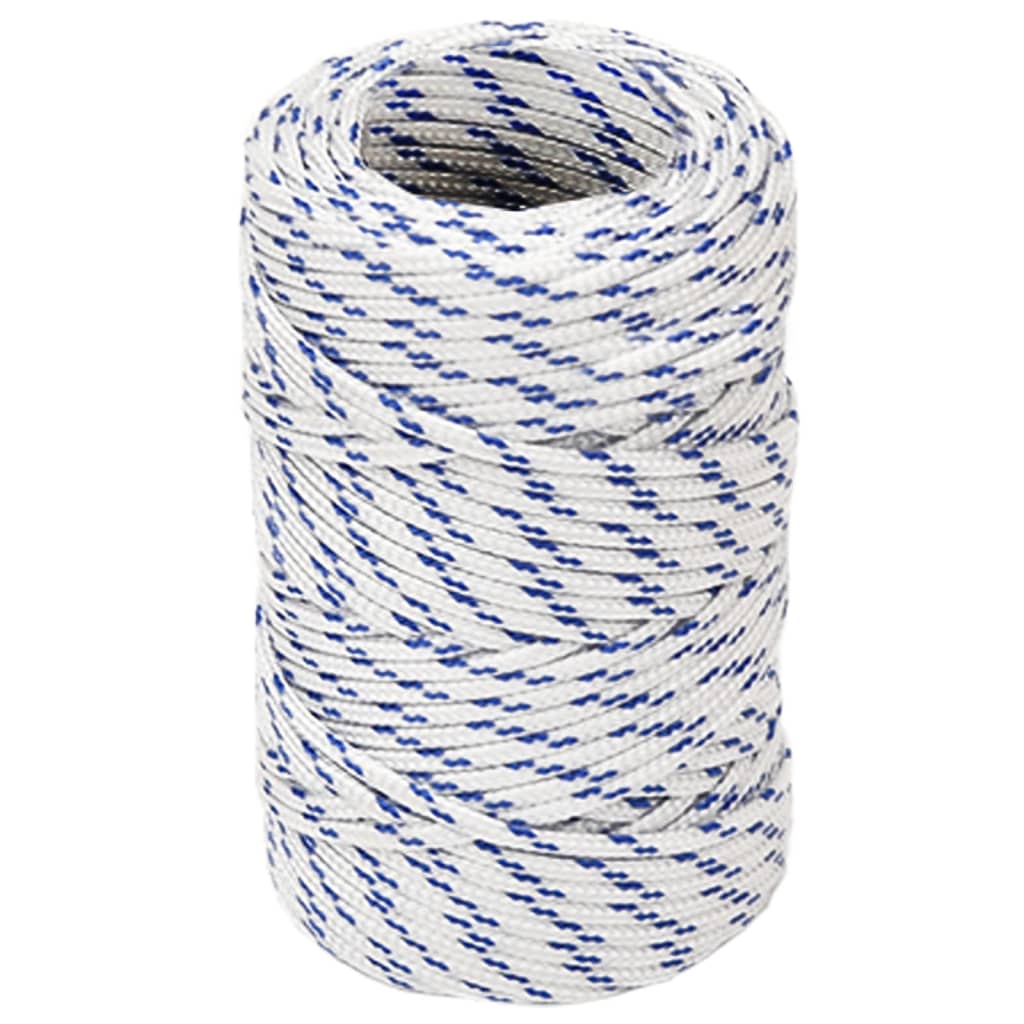 Vidaxl Boot Rope 2 mm 50 m Polypropylen Wäiss