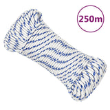 Vidaxl Boot rope 4 mm 250 m Polypropylene white