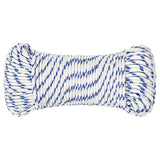 Vidaxl Boot Vrv 5 mm 25 m polipropilen bela